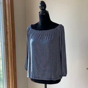 Hollister off the shoulder striped top